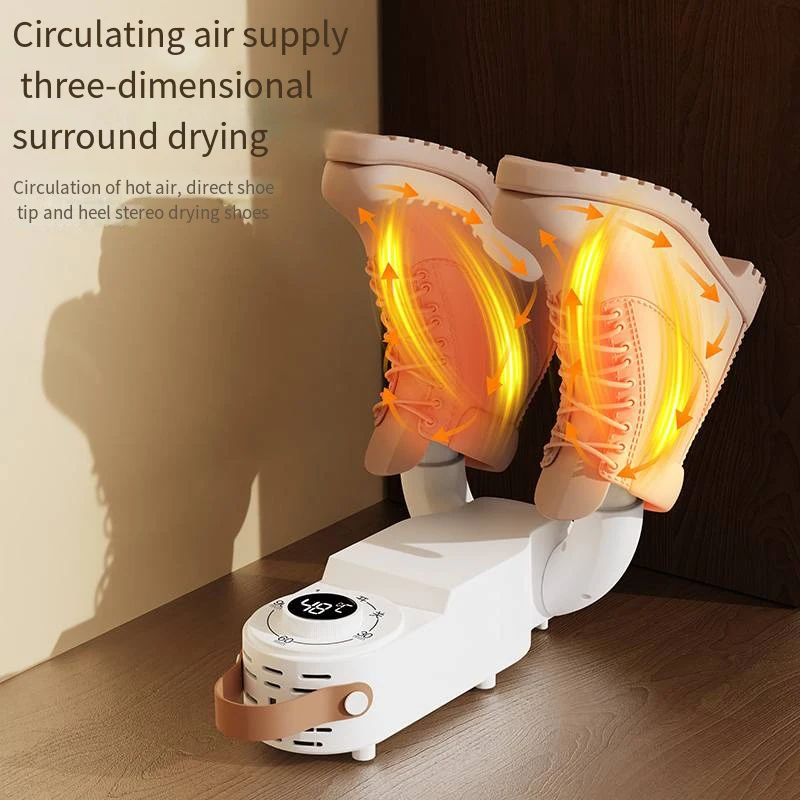 2024 Intelligent Timing Portable Shoe Dryer Multifunctional Folding Expansion with Deodorization Sterilization Foldable