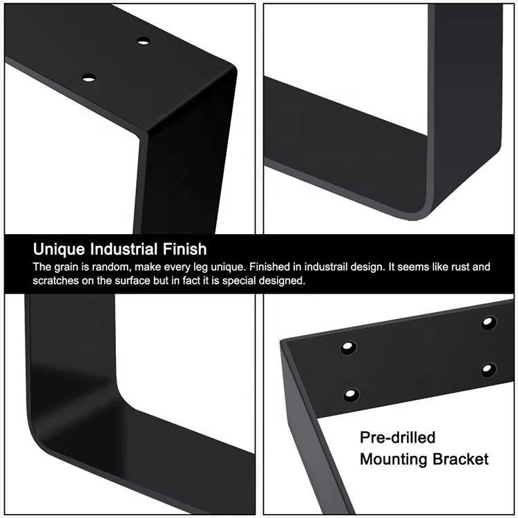 Table Frames Office Desk Industrial X Cast Iron Bench Brackets Modern Furniture Steel Coffee