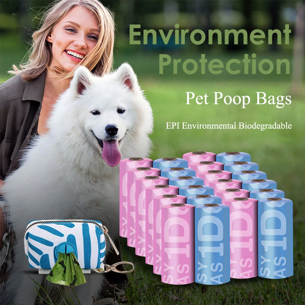 Pet Poop Waste Disposal Bag Biodegradable Compostable Degradable Dog