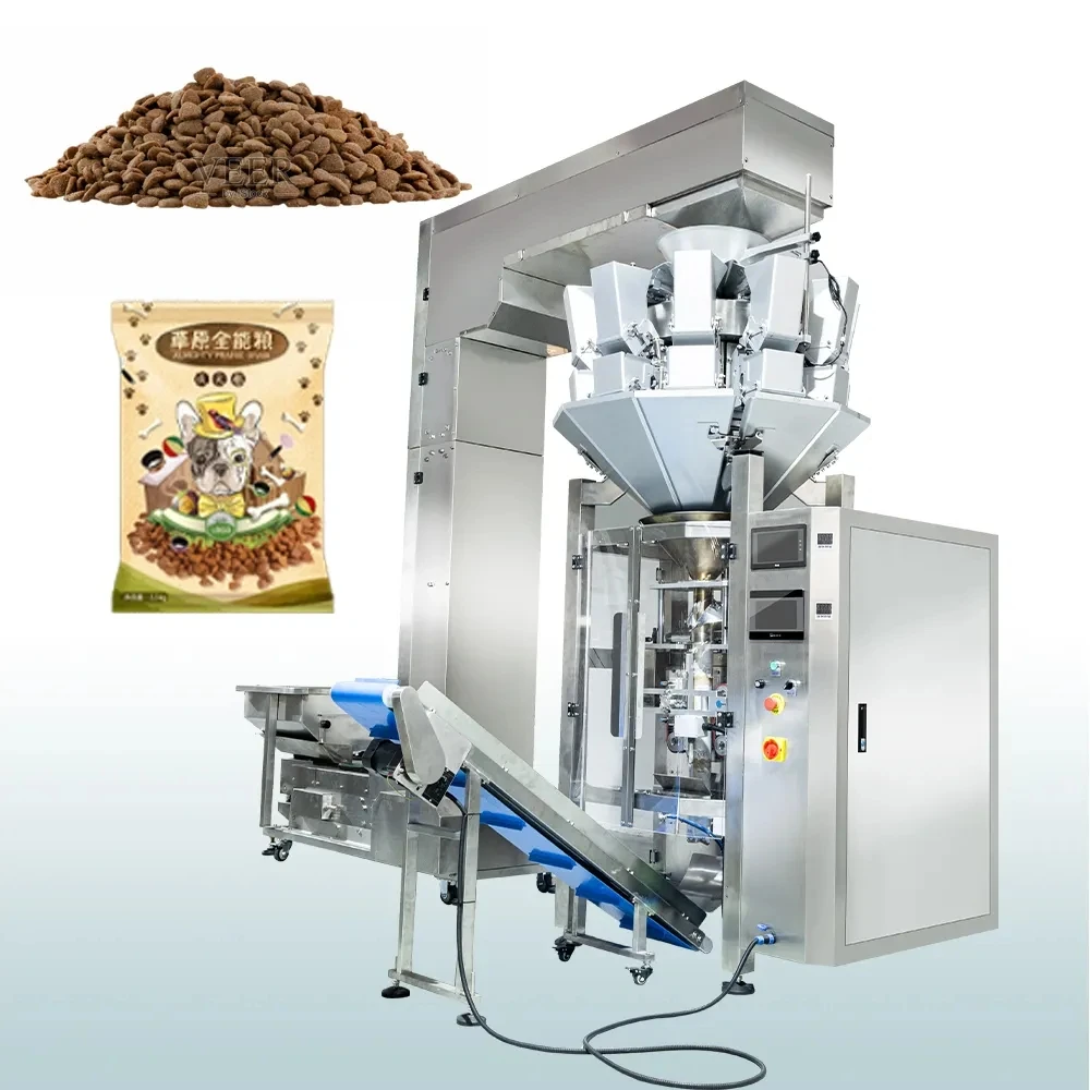 VFFS Snacks Packing Machine 1kg 2kg 5kg Food Packing Pneumatic Drive ...