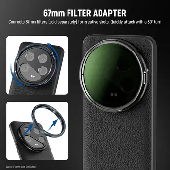 Neewer 14 Ultra Case Protective Heavy Duty Case with Wireless Charging 17mm Lens Mounts & 67mm Filter Adapter detail image