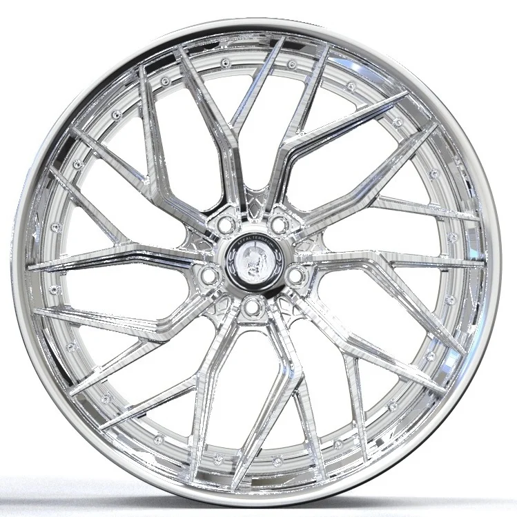 XINLAI Custom Brushed Polished 5x120 5x112 5x114.3 18 19 20 21 22 Inch 2 Piece Forged Wheels for GT2 GT3 RS GTS 911 991 992 - Image 3