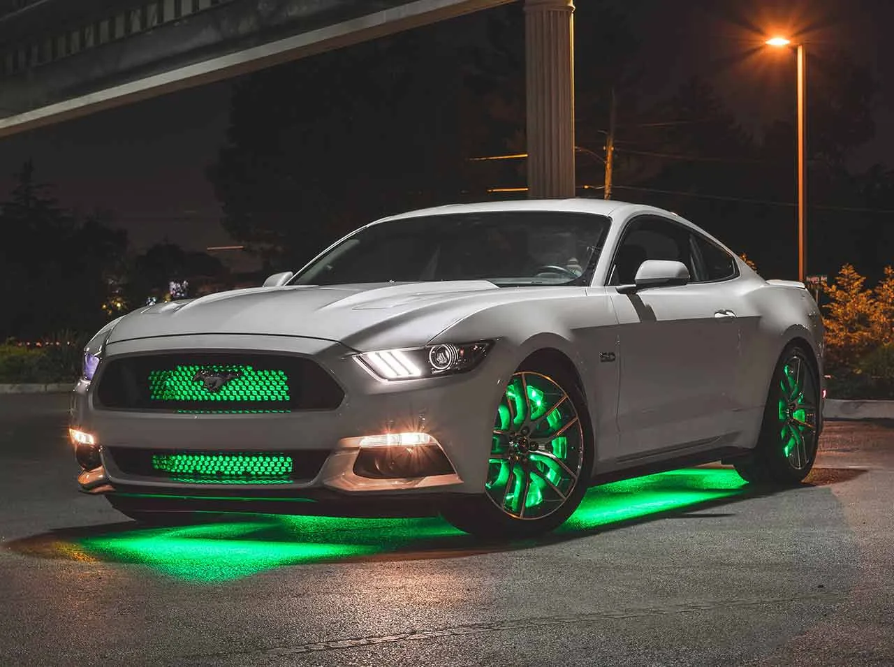 Woark Ip68 App Control Led Wheel Ring Light Color Changing Stripe Rgb