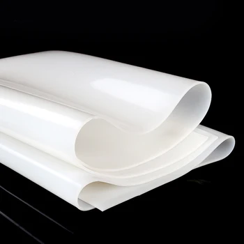 Custom High Temperature Resistance Food-Grade Transparent Silicone Rubber Sheet Cutting Processing Available