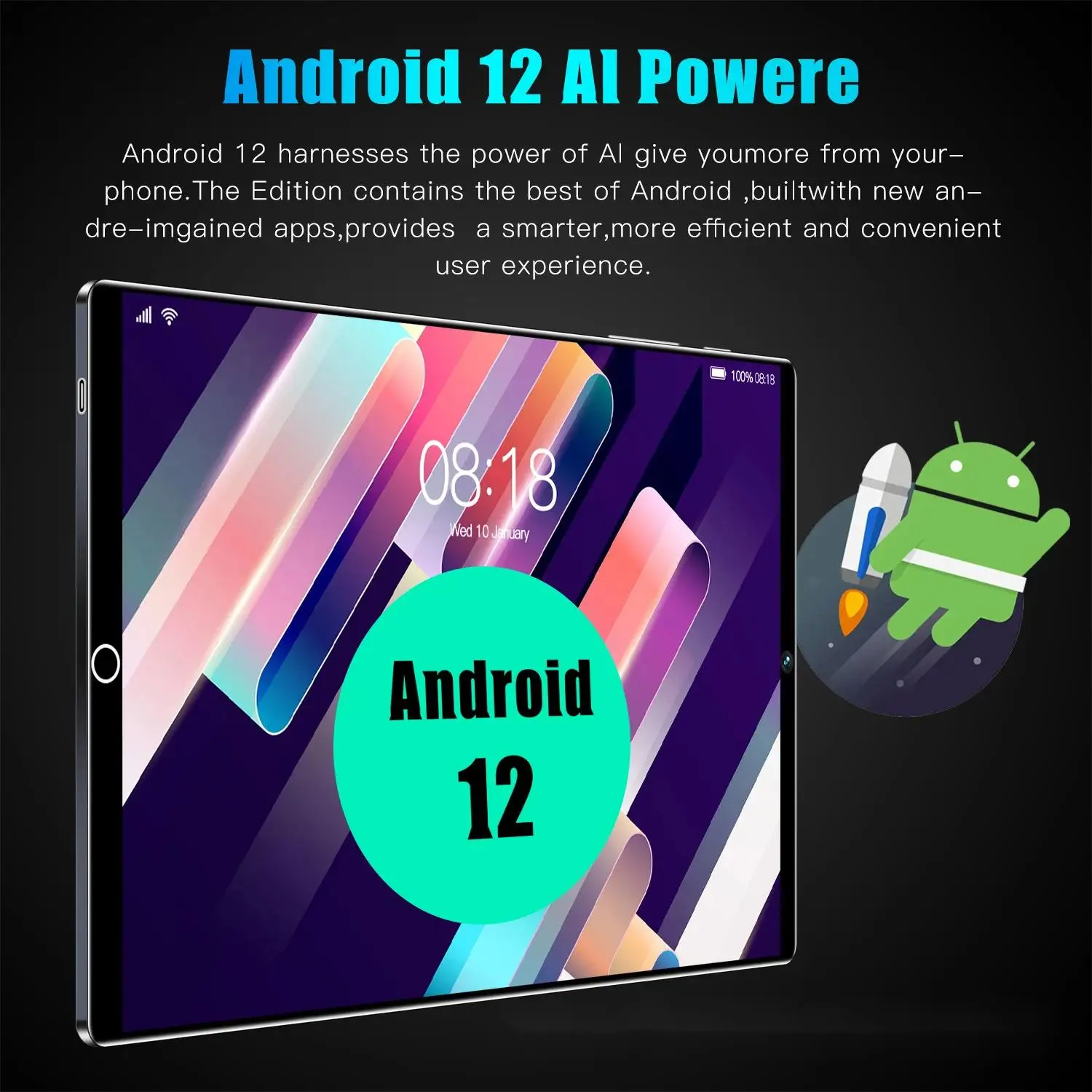 2024's Top Choice 5G Smart Tablet PC with 16GB RAM 1TB Storage - All-in-One for Study and Office