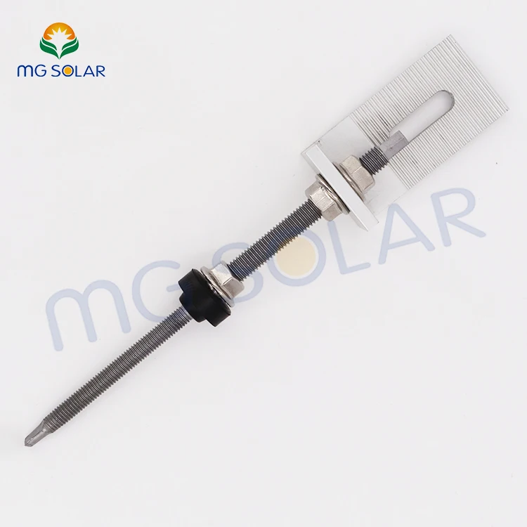 Solar Panel Roof Mounting Bracket Hanger Bolt with L Foot Mount Kit for Steel Purlin