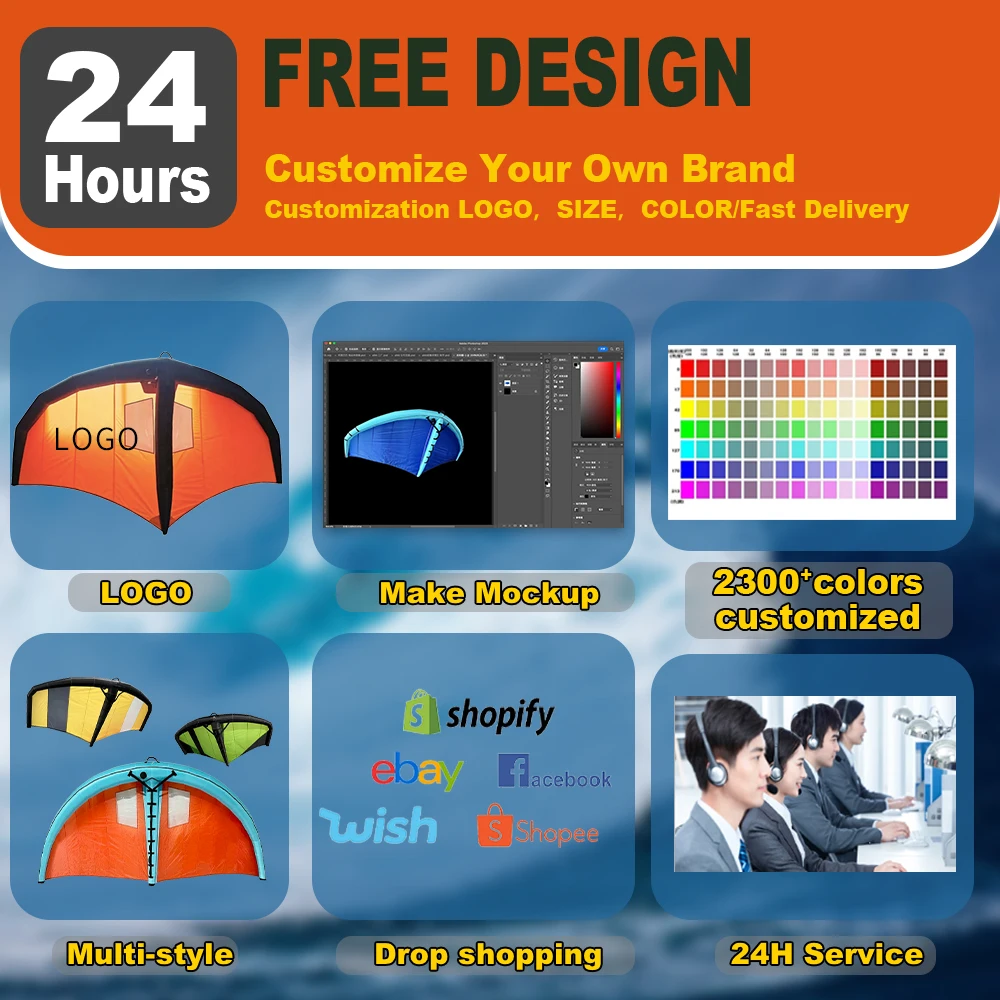 5㎡ New Style Kitesurfing Inflatable Wingfoil Custom Hydrofoil for Drop  Shipping Wholesale| Alibaba.com, image size:1000x1000