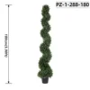 Green Artificial Spiral Cedar Topiary Tree (180cm/5.90ft)