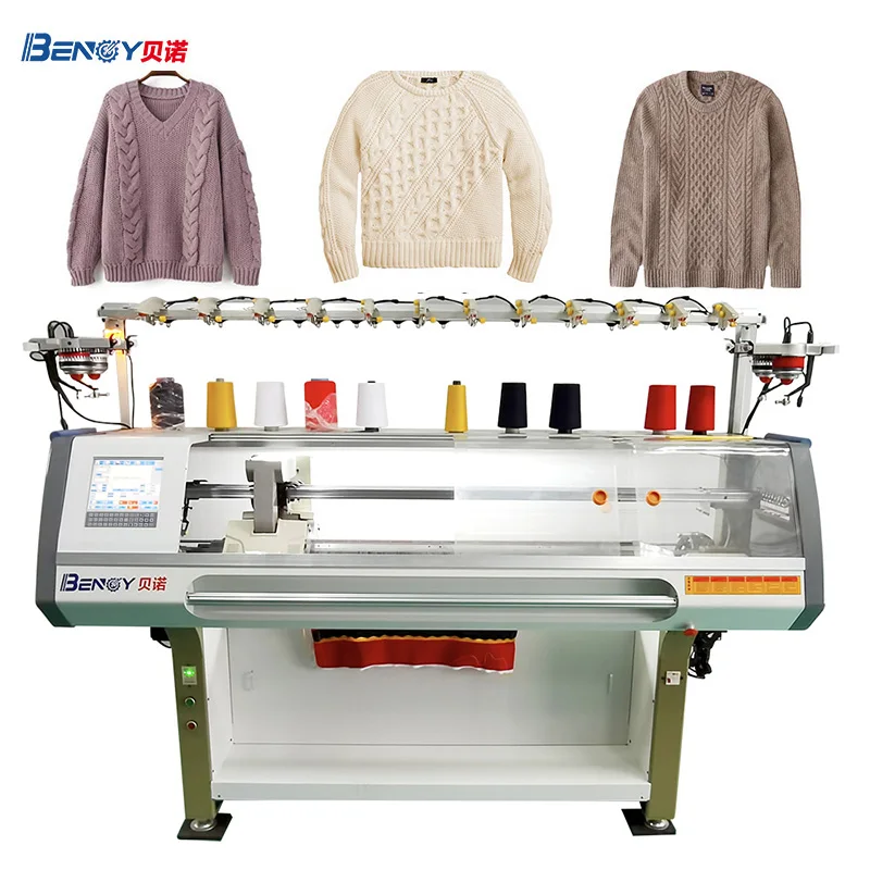 China Custom Double System Woolen Sweater Knitting Machine Multi
