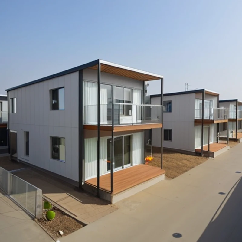 Customized Color Removable and Detachable Prefab Container House for Staff Dormitory of Family Living