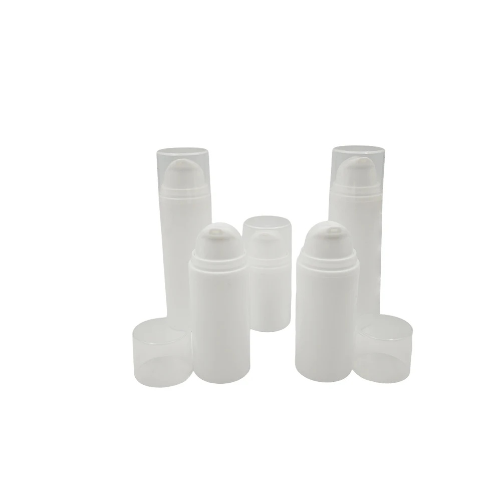 White Plastic Airless Lotion Bottle 30ml 50ml 80ml 100ml 120ml 150ml ...