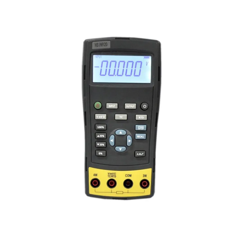 HSIN920 Handheld Signal Test Equipment Multifunction Process Calibrator Electronic Simulate Thermocouple Temperature Calibrator
