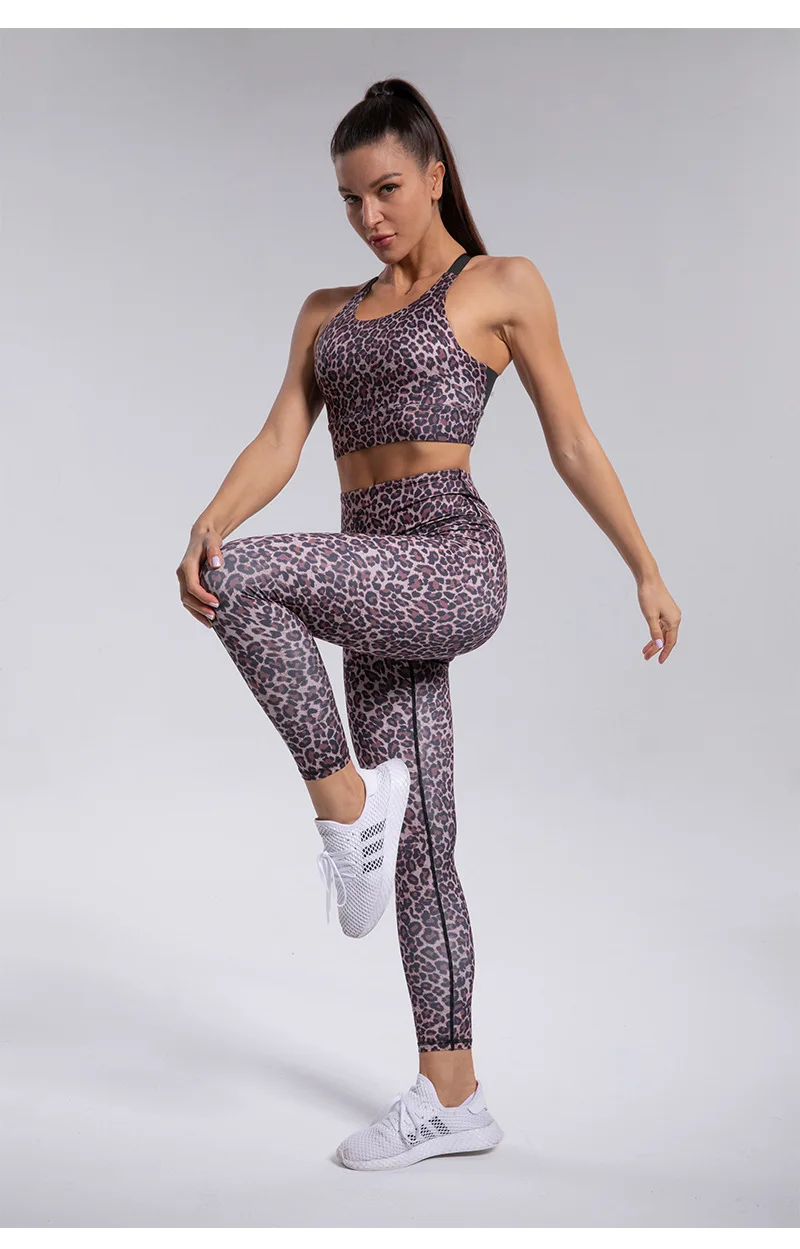 Leopard Print One Piece Yoga Shapewear