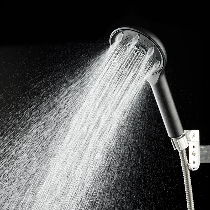 Five-Function High Pressure Water Saving Handheld Showerhead Improved Shower Experience Even With Low Water Flow and Pressure