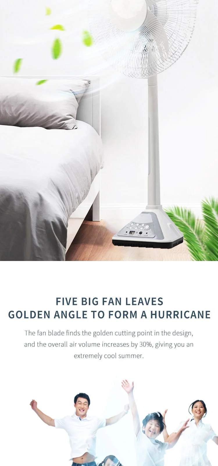 Rechargeable Solar Fan, Plastic, Air Cooling Fan - detail 18