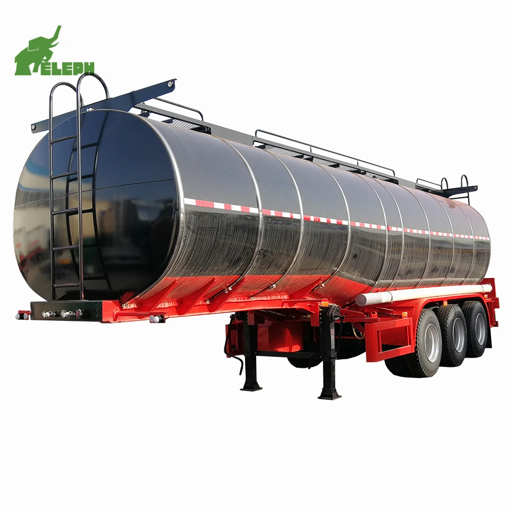 Semi Trailer Heater Efficient Transport of Liquid Bitumen