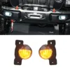 Front bumper yellow light