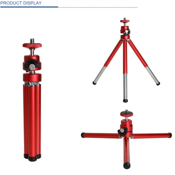 KALIOU SL304 Aluminum Alloy Adjustable Extendable Portable Light Tripod for Go PRO Hero 1 2 3HD Action Sports Camera Accessories detail image