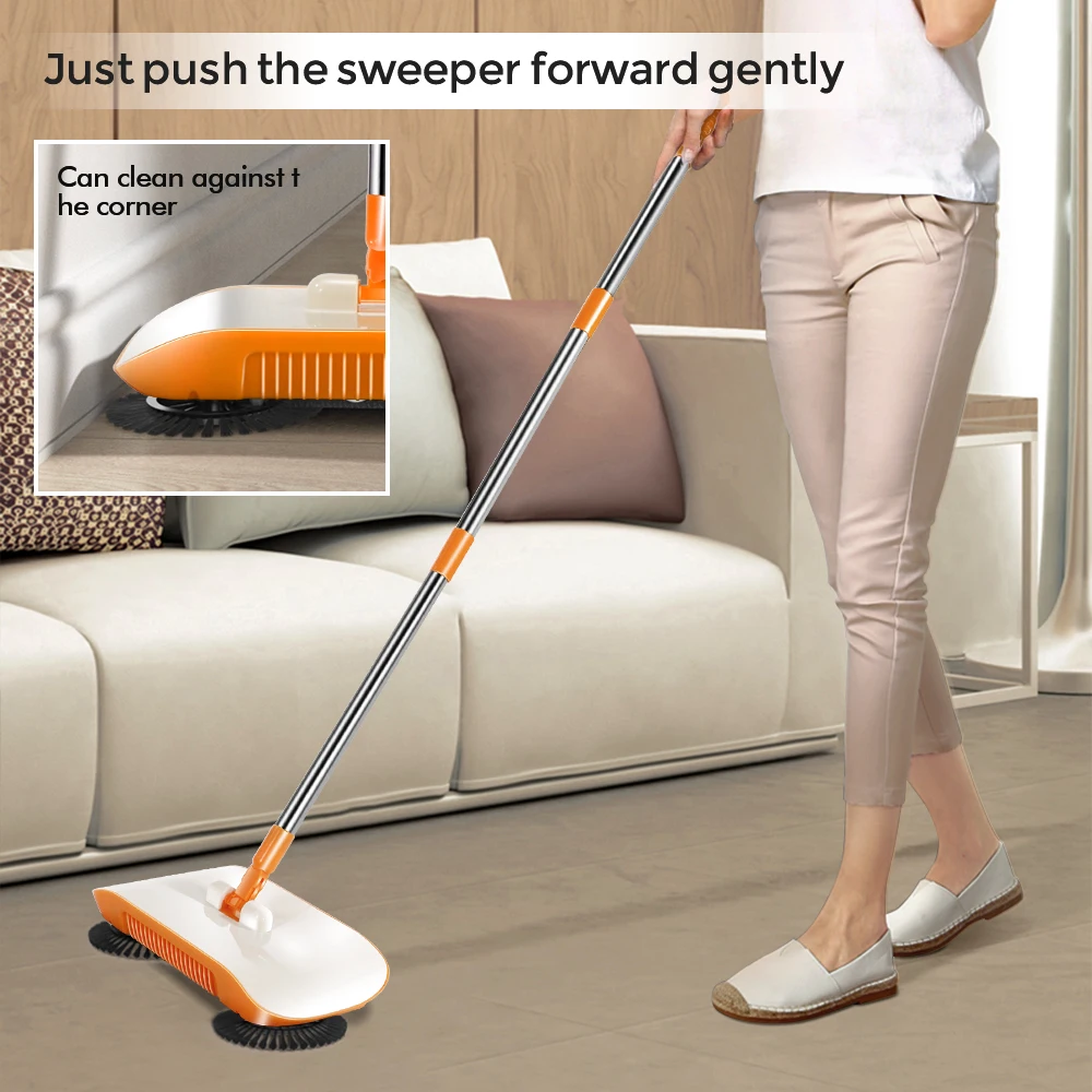Masthome  Automatic Magic Spinning PP Super Clean Electric Broom 360 Rotating Sweeper Spinning Highly Efficient Magic Broom