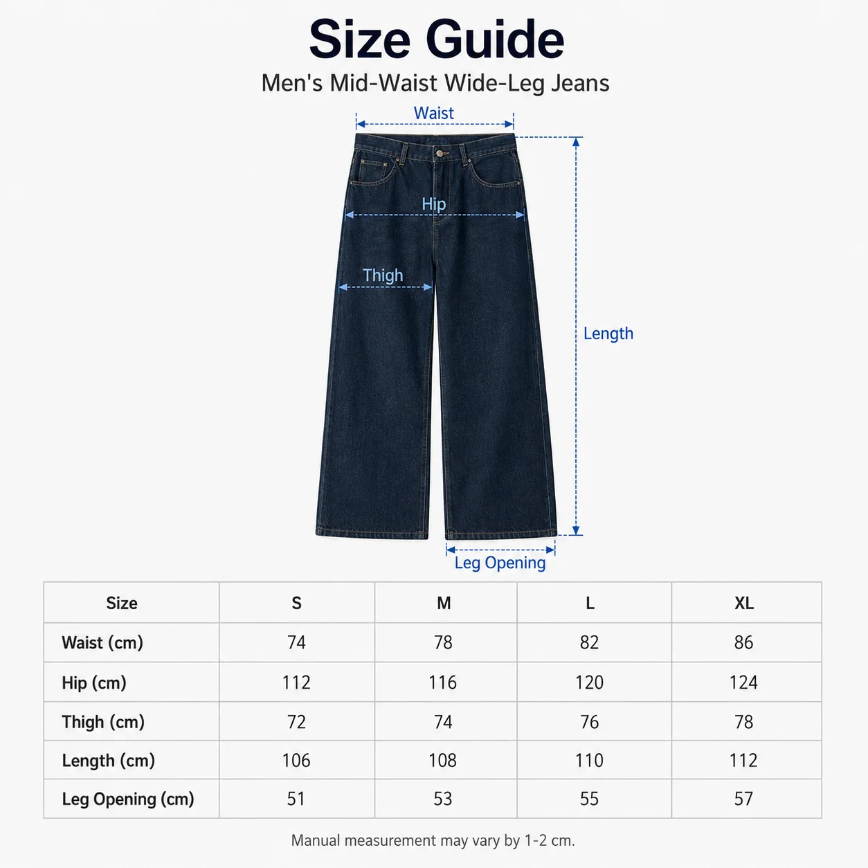 Size measurements