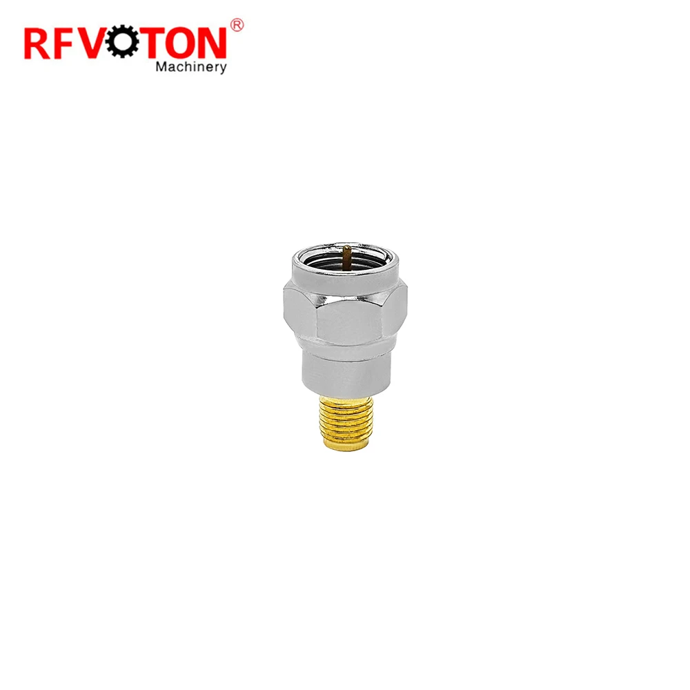Factory directly Wholesale Adaptor F Male Plug to SMA female Jack RF Coax Coaxial Adapter connector Converter in stock details