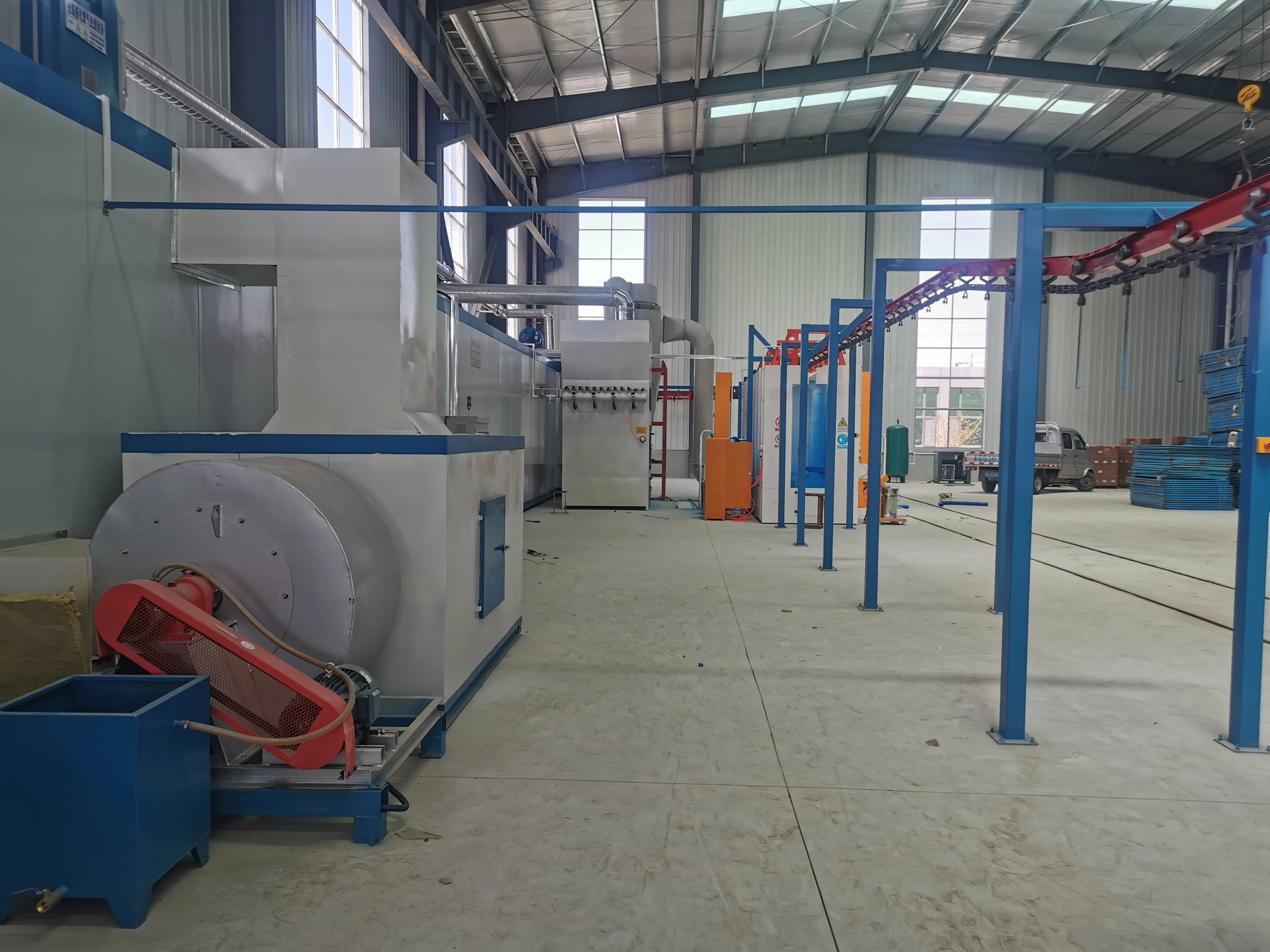 Manual Powder Coating Line Metal Powder Coating Production Line - Buy ...