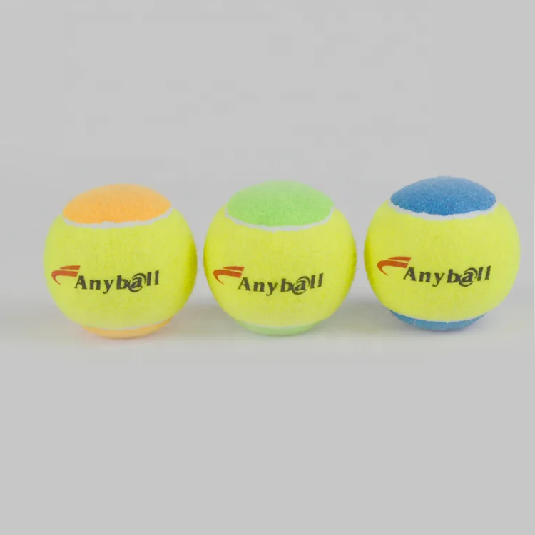 High Quality Made in China Tennis Ball Custom Logo and Color Promotion Tennis Balls Durable Anyball For Training