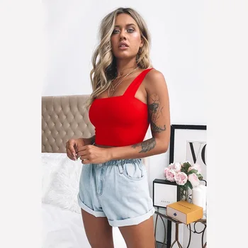 sexy summer tank top for woman tank top shirts red halter top