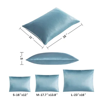 PEUJEW Piccolo cuscino in memory foam triturato, cuscino da campeggio