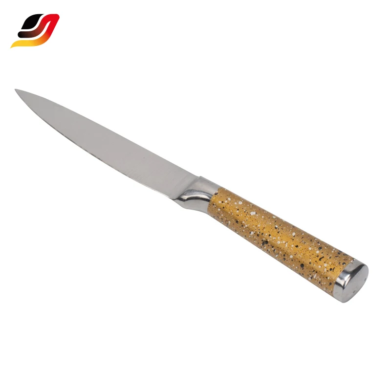 Großhandel 5-tlg. Fleischschneide-Kochmesser-Set, Edelstahl 430 mit beschichtetem Griff, Küchenmesserset