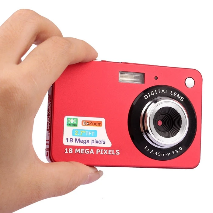 Winait Max 18MP Cheap Digital Compact Camera with 8x Zoom, 2.7