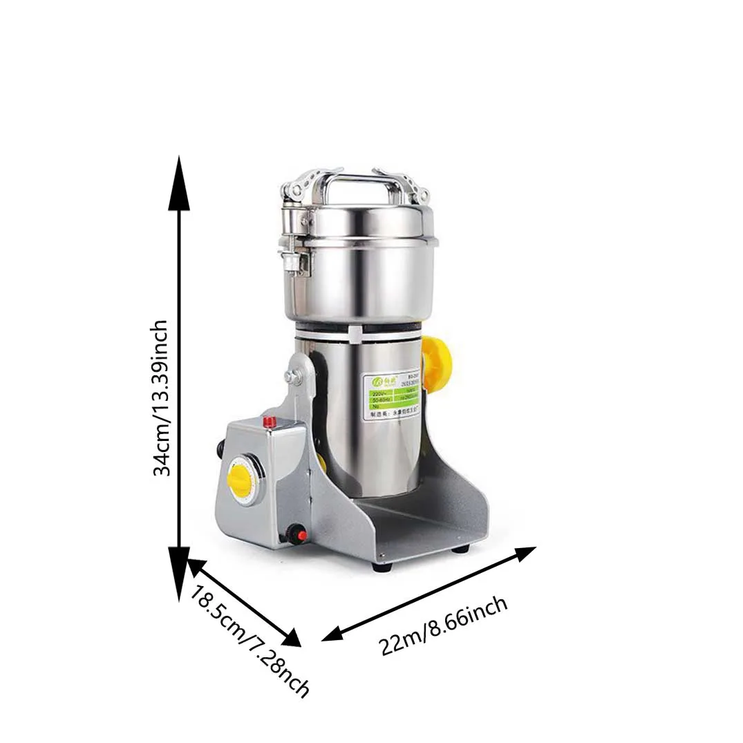 Premium Oem Factory Flour Mill Stainless Steel 430 1680w Home Use Electric Corn Grinder Mill