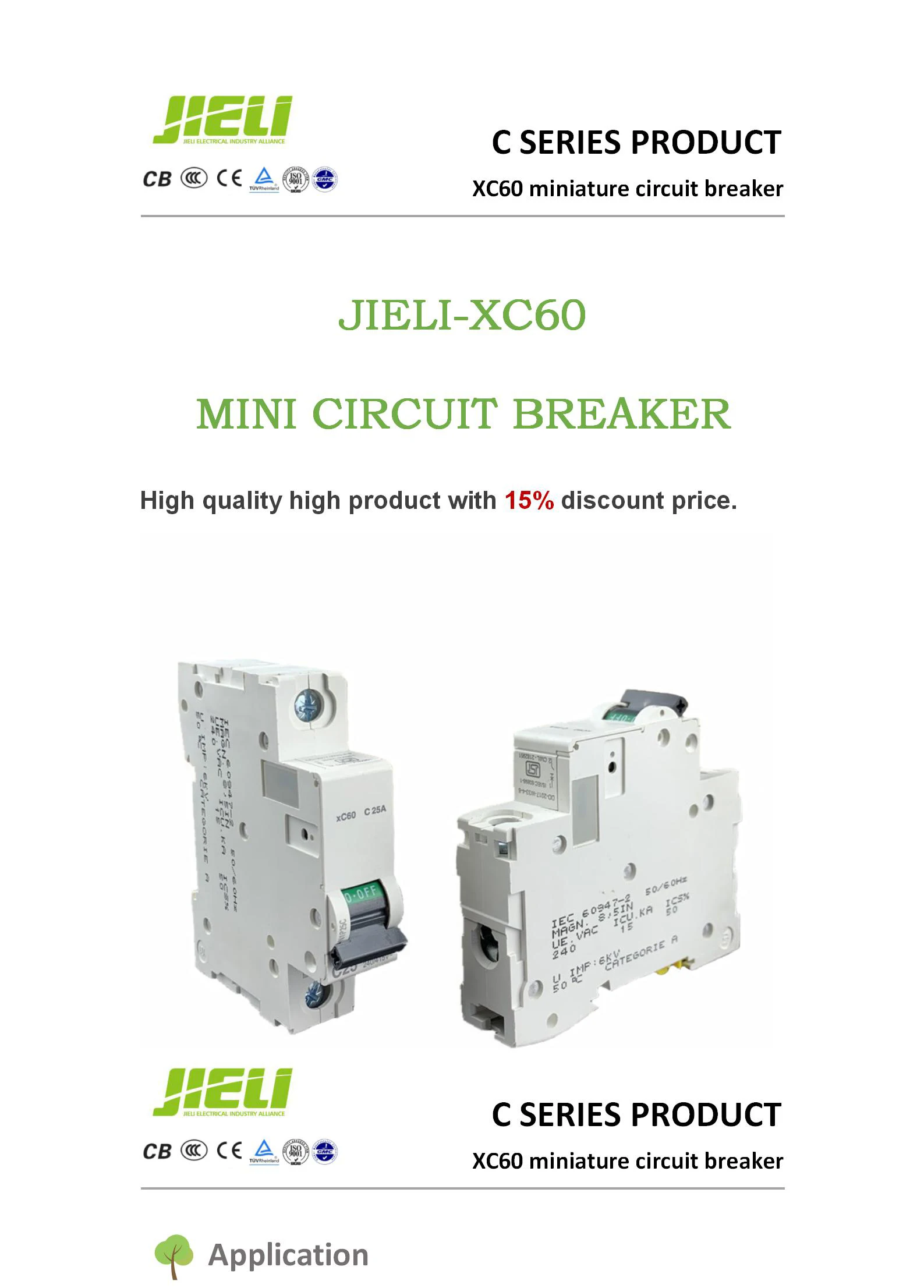 Free Samples C60 Mini Circuit Breaker - Reliable Protection