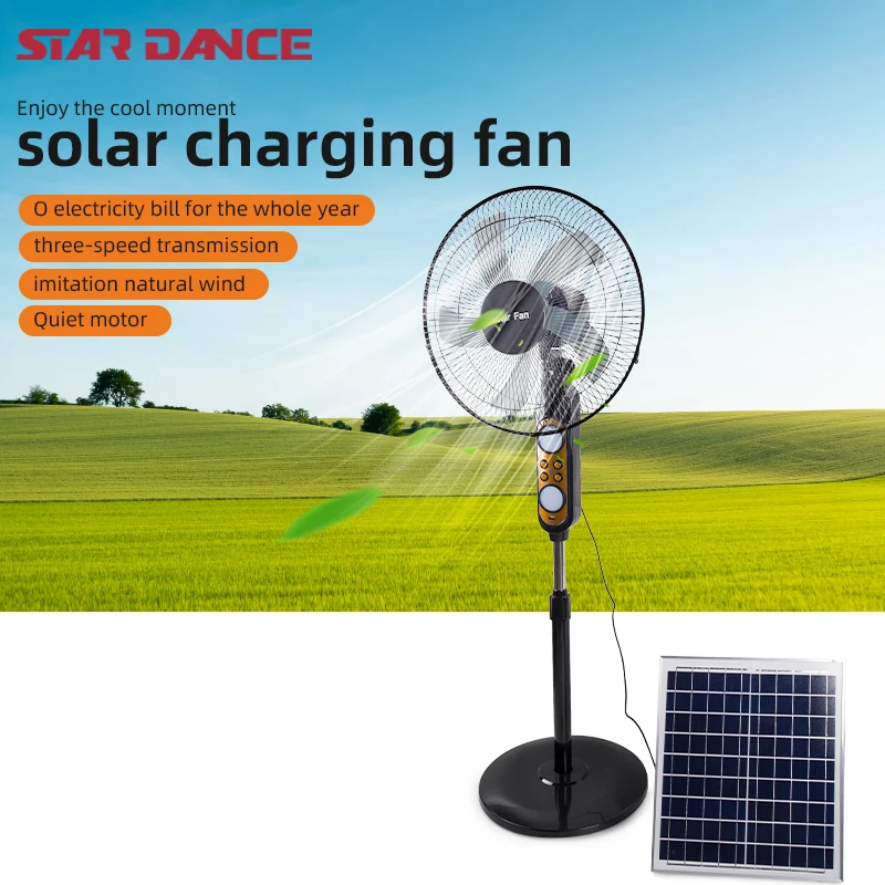 Dc Solar Powered Pedestal Fan Efficient Cooling Solutions