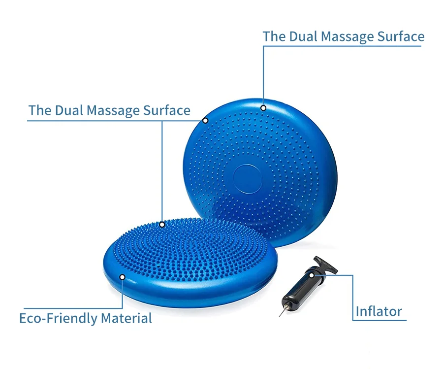 Abdominal Workout Board Pvc Massage Pad Disk Yoga Balance Disc