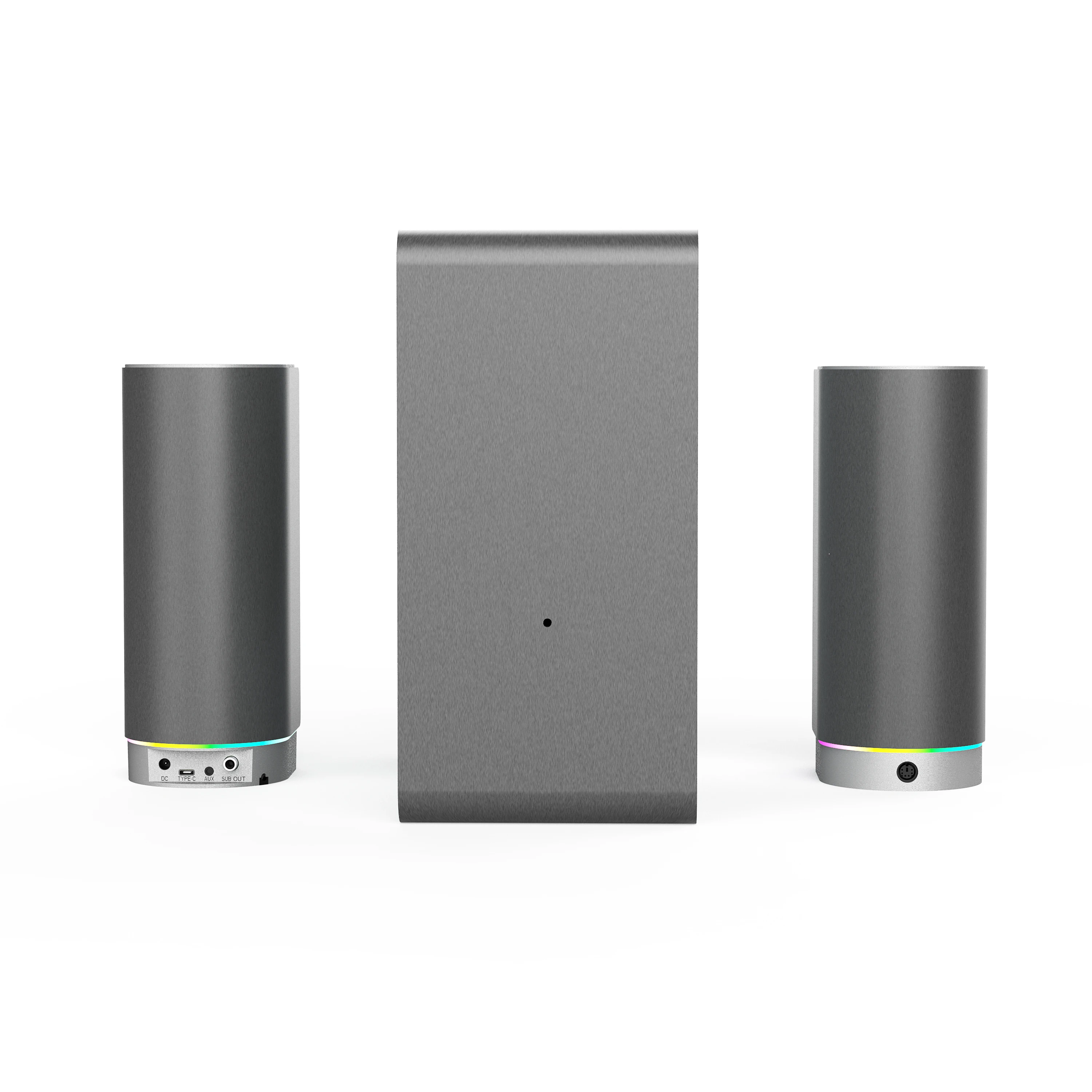 High Quality 2.1 MDF Bookshelf Speakers Powerful BT Active Sound System for Desktop and Computer for Gaming