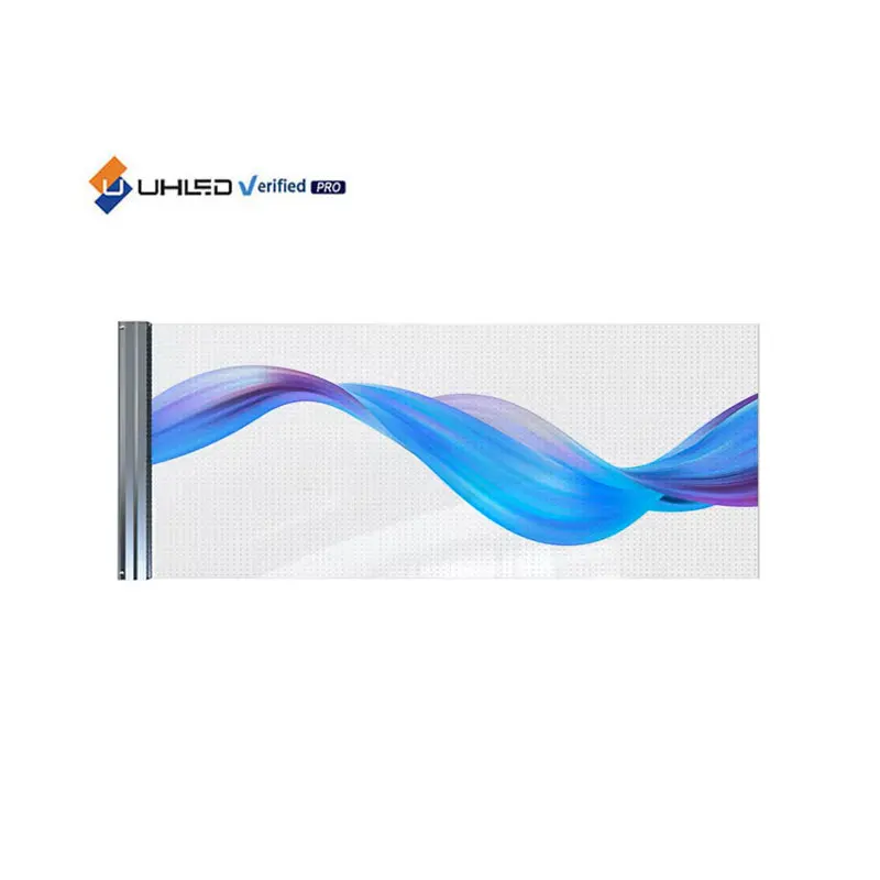 UHLED Transparent Led Film Transparent Glass LED Screen Display LED Crystal Thin Film Screen Transparent Film Screen Glass