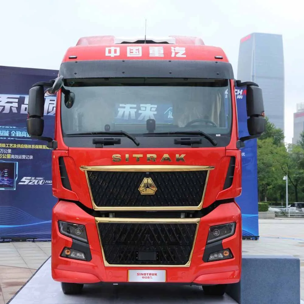 High Quality AMT Automatic Gearbox MAN Engine 580HP 610HP 6*4 10Wheeler Sinotruk Sitrak Tractor Truck Head supplier