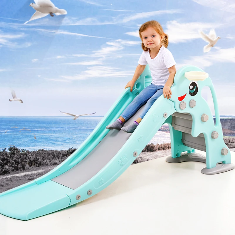 Feelkids Wholesale Custom HDPE Plastic Colorful Outdoor Garden & Kindergarten Home Playhouse Children Slide