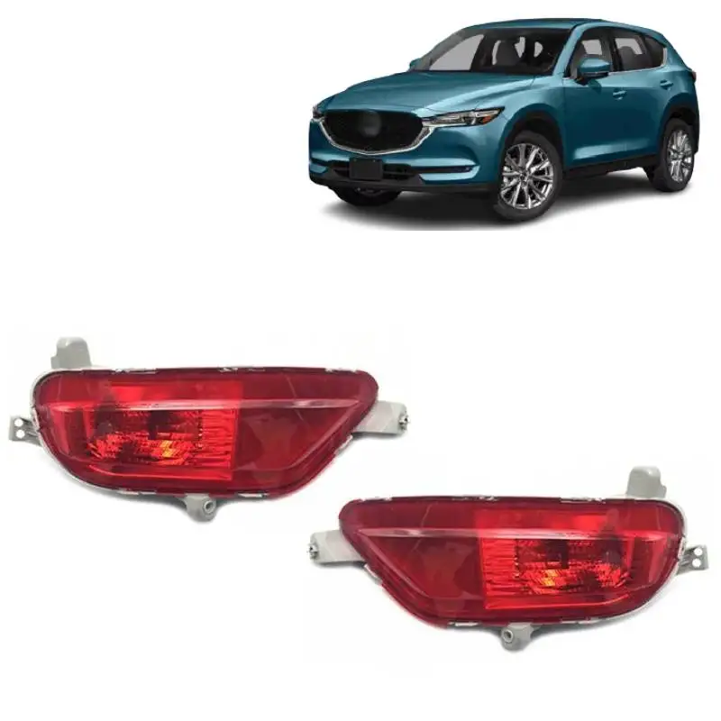 Car Rear Bumper Tail Light for Mazda CX-5 2017-2020 Rear Bumper Brake Light Rear Fog Light ABS+LED 12V Bumper Fog Lamp