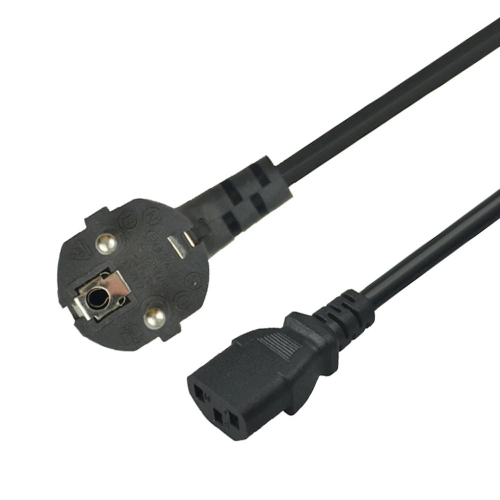 SIPU High Speed Eu Power Cable Wholesale European Plug 3pin Volex AC Power Cord Cable for Computer
