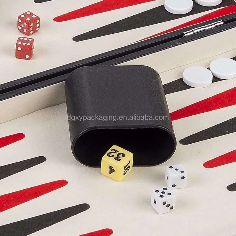 Backgammon Deluxe Wooden Backgammon Game In Leatherette Covered Case ...
