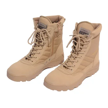 2021 Factory Lace Up Army Desert Commando Men Safety Boots Army Boot Military Boot Shoes Camouflage Shoes Women