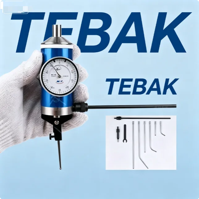 1 Set Dial Test Indicator Coaxial Centering Gauge 0.01mm Accuracy 0-3mm Center Locator for Milling Lathe Machining Tools