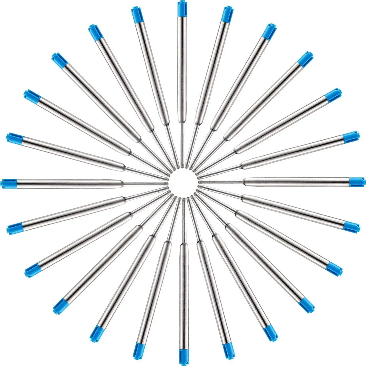 Ballpen Medium Point Blue Ink Refill Metal Pen Refill
