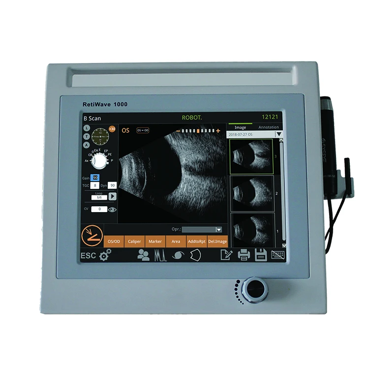 RetiWave-1000 Ophthalmology AB Scan Ultrasound Touch Screen Portable Ophthalmic a B Scan Machine