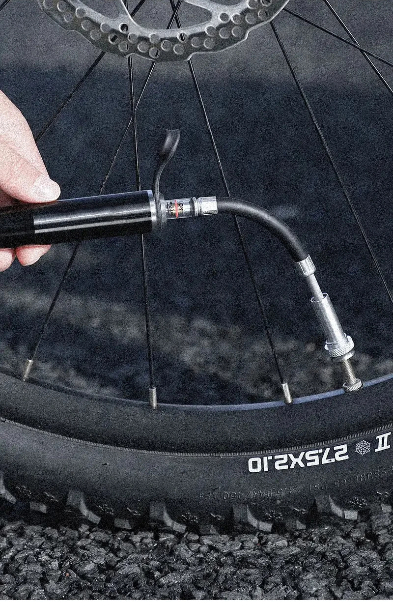 Highpressure Mini Portable Electric Bicycle Pump Aluminium Hand