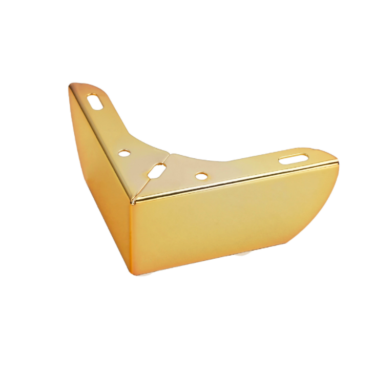 Современные Простые хромированные ножки для гардероба, шкафа, кровати, мебельная фурнитура, прочная металлическая железная Золотая ножка для дивана