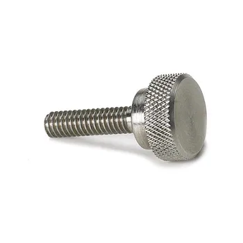 CNC Precision Machined Stainless Steel Diamond Knurled Head Thumb Screws with Shoulder