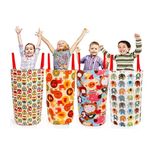 Early Education Colorful Thickened Cloth Kids Kangaroo Jumping Bag